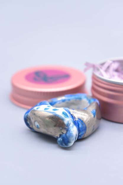 Silver Ice Candy Ring